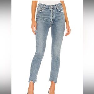 Agolde Nico High Rise Slim jeans / size 26 / color Rooted